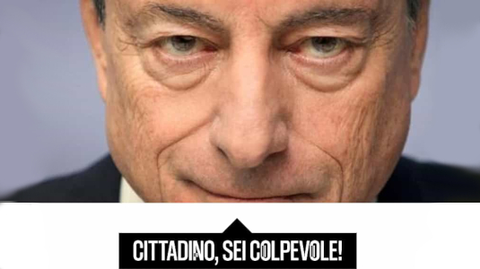 “Un governo di inetti, Draghi vattene!”